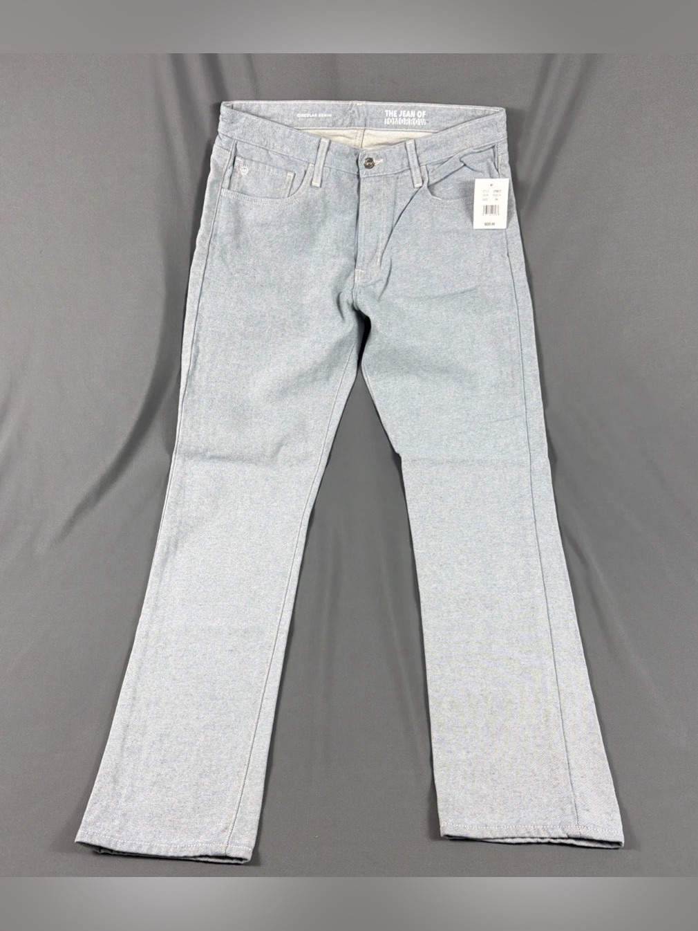 Ag Jeans Tellis Modern Slim Denim 34 X 34 Indigo Light Wash Cotton Nwt Msrp 225